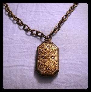 Bronze rectangular locket